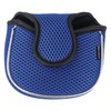 Andux Mesh Mallet Putter Cover Golf Putter Head Covers Blue,