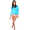 INGEAR Women's UV Sun Protection Long Sleeve Rash Guard Wetsuit