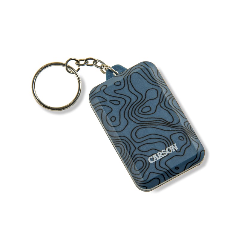 CARSON Unisex Cob Led Keychain Torch, With Stainless Steel Keyring,