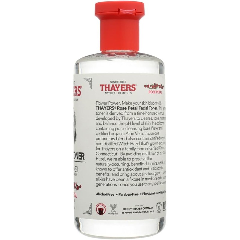 Thayers Rose Petal Witch Hazel with Aloe Vera - 12