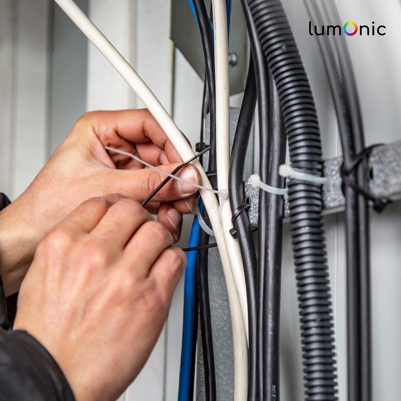Lumonic 100 x Cable Ties 200 x 3.6 mm I