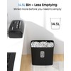Locksworth 8-Sheet Micro-Cut Paper Shredder, P4 High Security, 4 Gallon