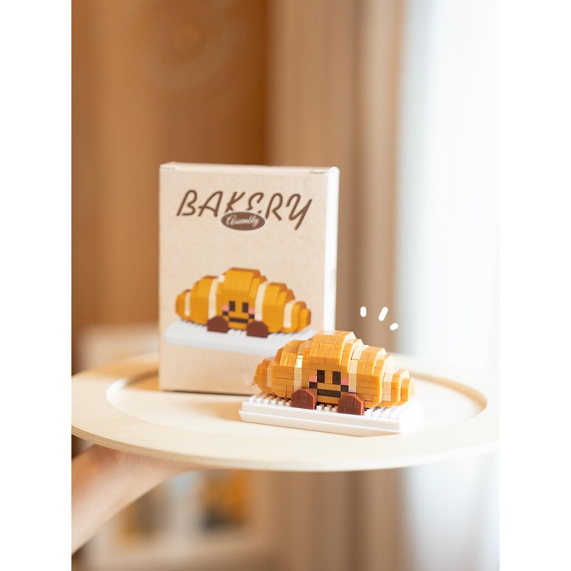 Jollcnoia Croissant Happy Bread Series Food Cute Series Set Toy