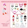 40PCS Desk Goose Outfits 7 Inches, Desk Goose Outfits Set