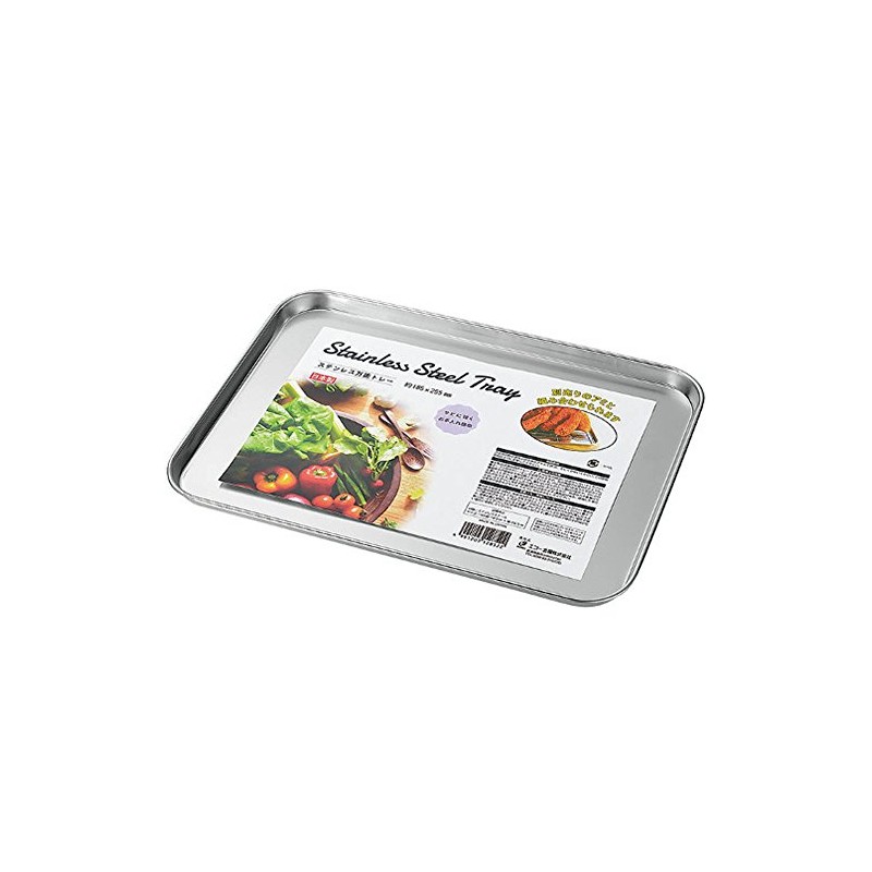 Stainless Steel Tray (Small) 18 × 25 cm