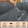 Arfntevss Velvet Sectional Couch Covers L Shape 5 Seat Couch