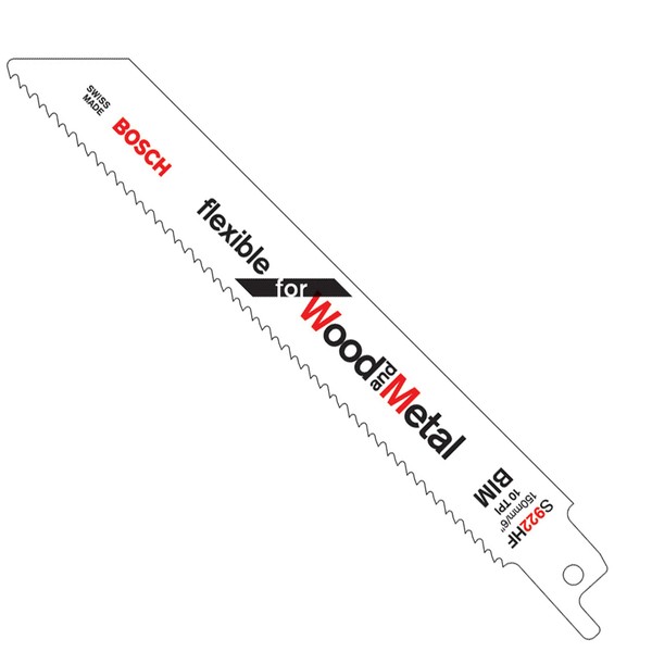 BOSCH S922HF/2G Saver Saw Blades for Wood & Metal 2-Piece Set