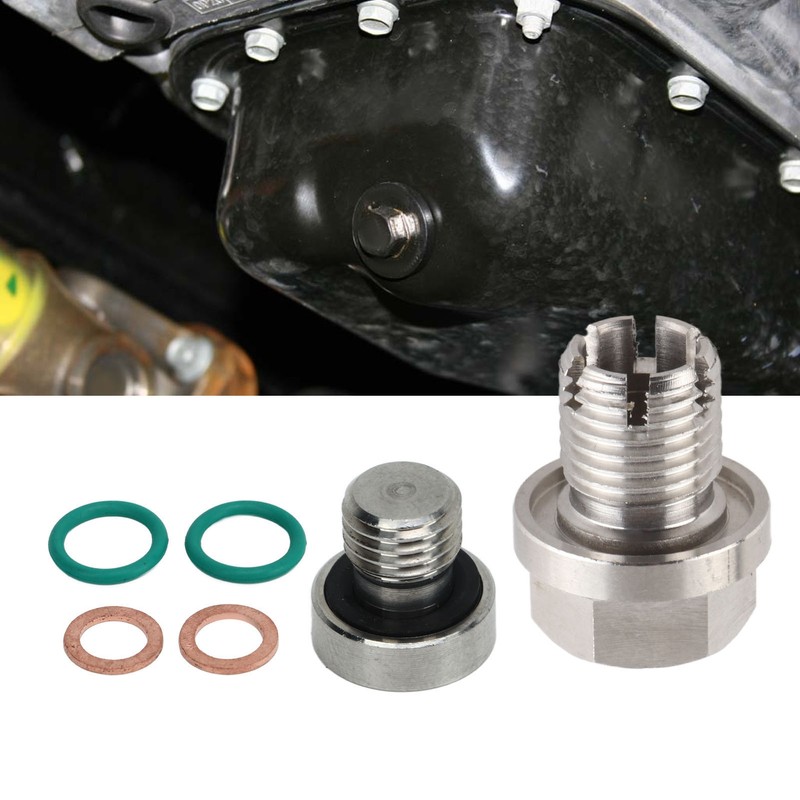 Oversize Piggyback Drain Plug Stainless Steel Self Tapping Oil Pan