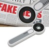 30X Handheld Magnifier 3 Levels Brightness Adjustment Touch Control LED