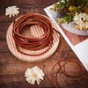 GORGECRAFT 11Yds 3 mm Flat Genuine Leather Cord 2 mm