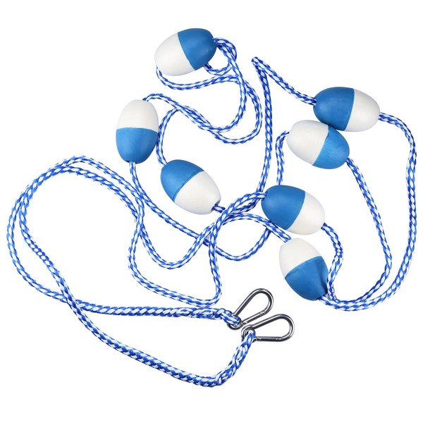 Amarine Made 18ft Floating Pool Rope, Pool Divider Rope with