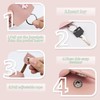 AdiStylinno 4 Pcs Car Key Cases, Cute Creative Pull Out