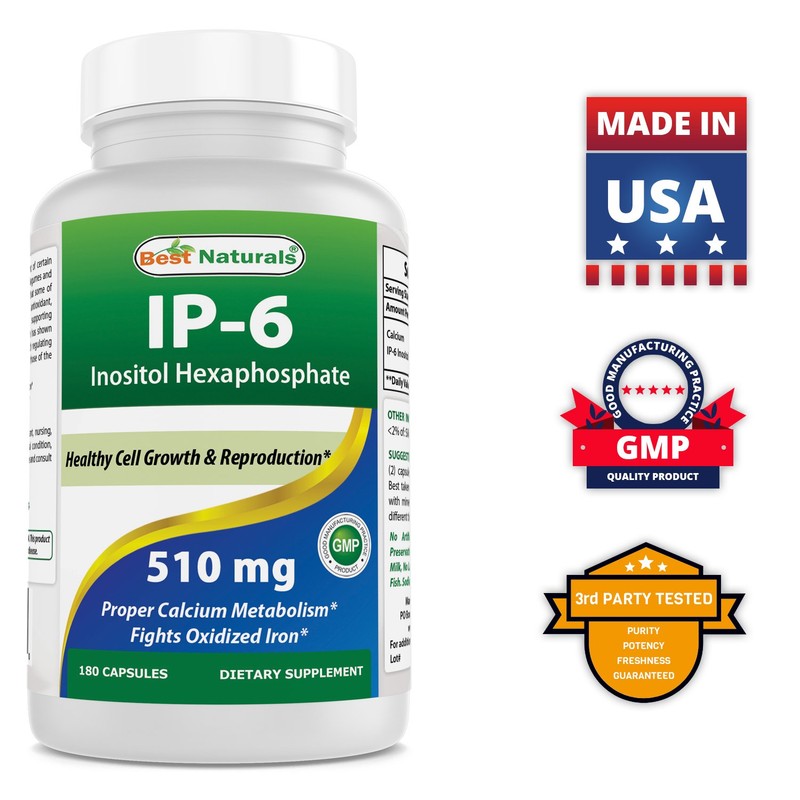 Best Naturals IP-6 510 mg 180 Capsules