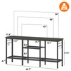 Furologee TV Stand for TVs up to 55 Inch, Entertainment