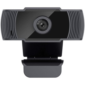 Somikon Web Camera Full HD USB Webcam with Microphone for PC and Mac 1080P 30fps (Camera PC, Webcam Laptop, Video Conferencing)