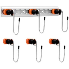 BELLE VOUS 6 Pack of S-Hooks for Airline Rail - Hanging S-Hooks with Single Stud/Single End Fitting for Safe Lashing Rail, RV Trucks & Transport Aid