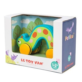Le Toy Van Petilou Wooden Speedy Caterpillar on Wheels Activity Toy