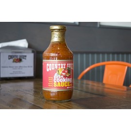 Country Sweet Sauce - Premium Cooking and Finishing Sauce (Hot, 21 ounces)