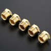 Mtsooning 5Pcs 3/8" Brass Pneumatic Air Breather Vent Silencer Muffler