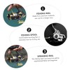 BESPORTBLE 1pc Fishing Reel Wheel Fishing Spinners Baitcasting Reels Fishing