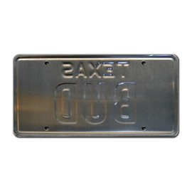 Urban Cowboy | BUD | Metal Stamped License Plate