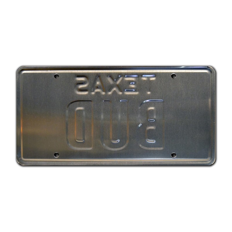 Urban Cowboy | BUD | Metal Stamped License Plate