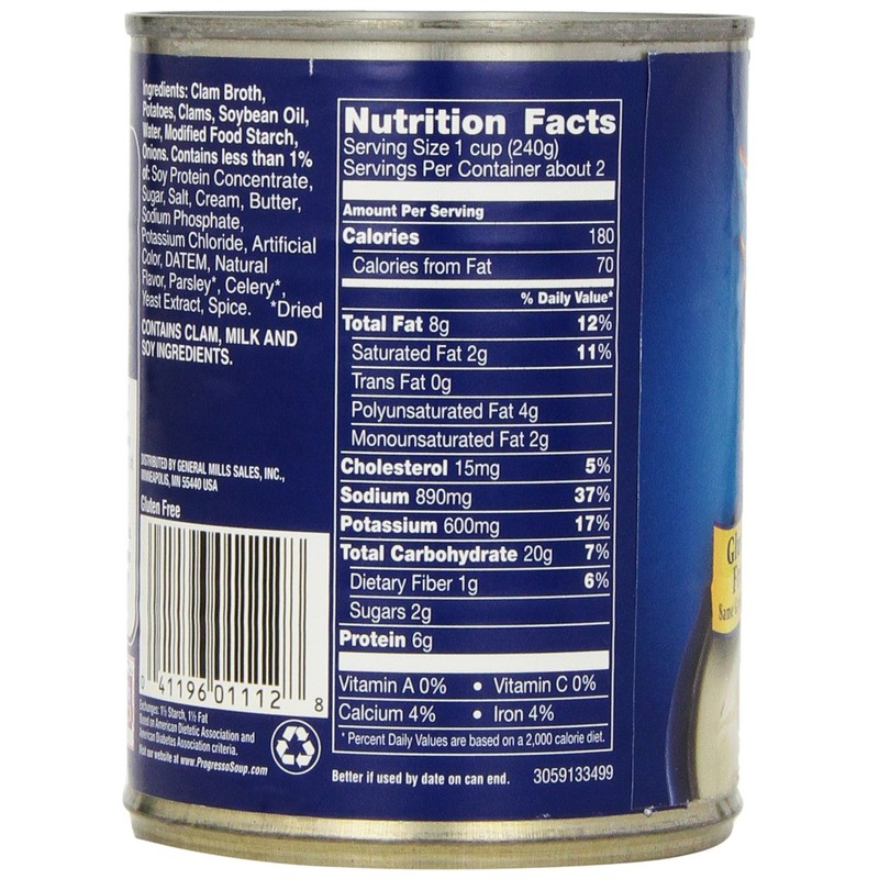 Progresso New England Clam Chowder, 8 Count