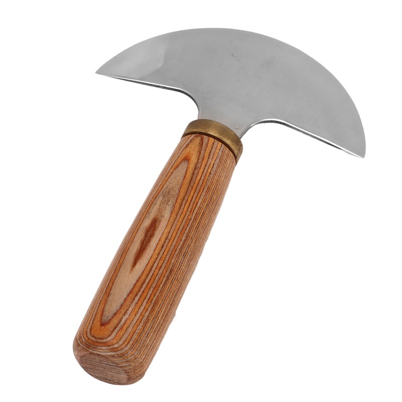 Round Leather Knife DIY High Carbon Steel Leather Cutting Tools