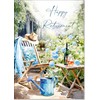 doodlecards Retirement Card Relax in the Garden Medium Size with