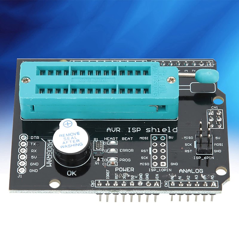 Programmer Expansion Board for AVR ISP Shield Burning and Bootloader