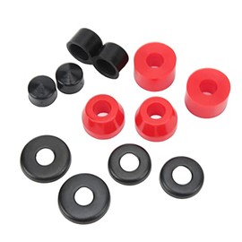 SUNGOOYUE Juego de Bujes para Skateboard, PU 90A Repuestos para Trucks de Monopatín, Compatible con Tablas de 4 Ruedas (Rojo)