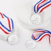GeeRic Silver Medal for Children, Pack of 12 Winners Silver