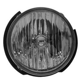 TRQ Right Headlight Assembly Compatible with 2007-2017 Jeep Wrangler 2018 Wrangler JK