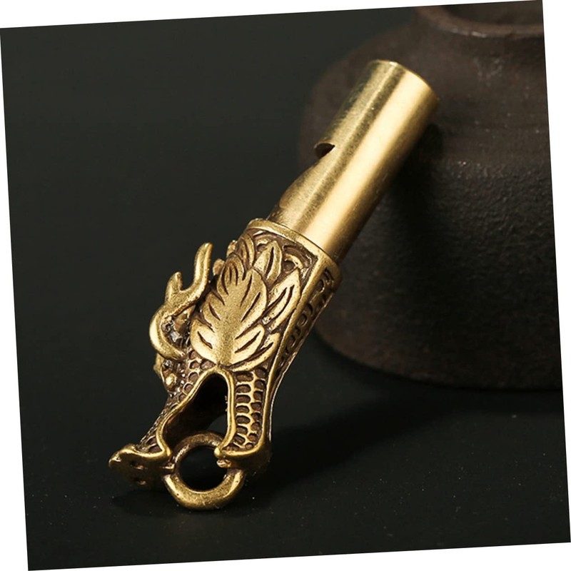 Kisangel Whistle Dragon Head Keychain 2pcs Sports Whistle High Volume