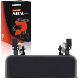 A-Premium Front Driver or Passenger Side Upgraded Metal Exterior Door Handle Compatible with Ford Ranger 1993-2003, Textured Black, Replace# F37Z1022404A