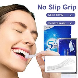 14Pcs Teeth Whitening Strips, 5D Teeth Whitening Strips, Professional Teeth Whitener and Teeth Whitening Kit, Safe Formula for Sensitive Teeth Teeth Whitening Kit