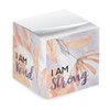Floral Affirmation Sticky Note Cube / 600 Sheets / 2.75"