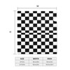Abucaky Black and White Checkered Mailbox Cover Magnetic Racing Checkerboard