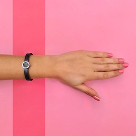 Quiges Interchangeable Mini Coin 12 mm Stainless Steel with Zirconia Stones (Many Colours), Crystal, Cubic Zirconia