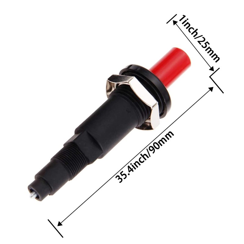 Aifeier ET 2PCS Push Botton Piezo Spark igniter, One Outlet