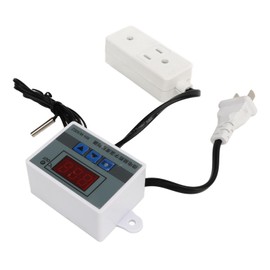 Temperature Controller Switch Display Digital Thermostat Outlet Thermostat US Plug for Greenhouse Incubator Home Brewing Terrarium 1500W 0.1℃ 110 to 220V