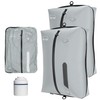 ONTYZZ Two Pack Grey TPU Vacuum Bag for Travel Reusable