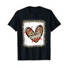 Bleached Leopard Heart Baseball Gramie T-Shirt