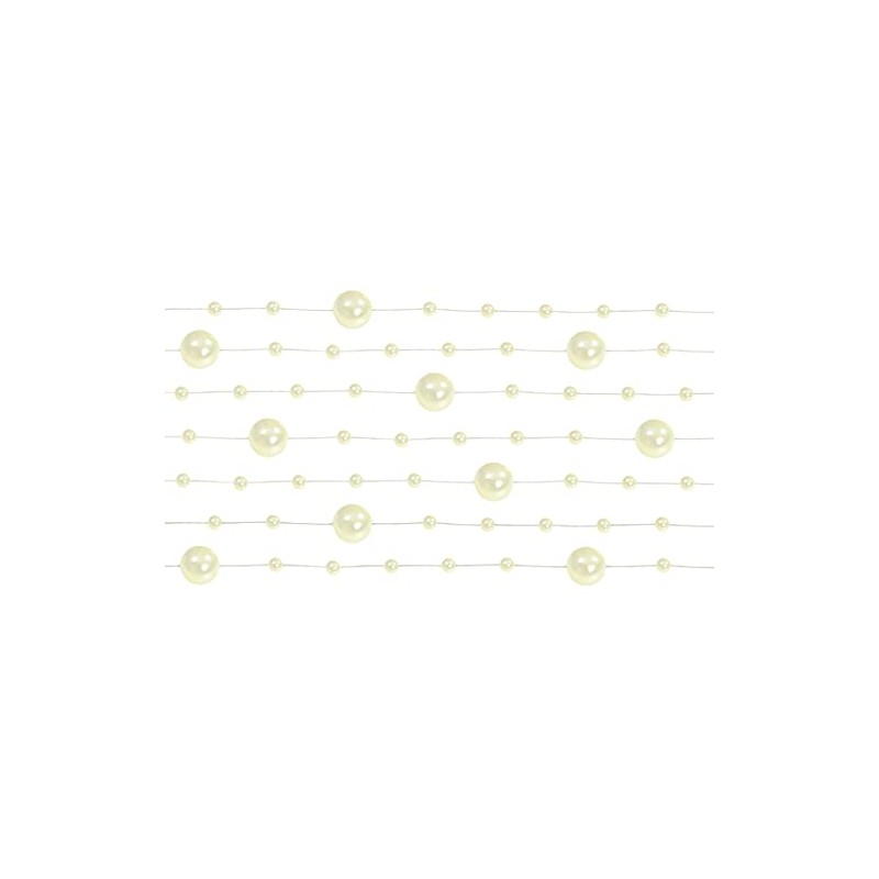 Pearl Garland 5 Pieces 1.3 m Cream Table Decoration Wedding