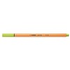 STABILO Pack of 3 Felt-Tip Pens with Stitch 88, Lime