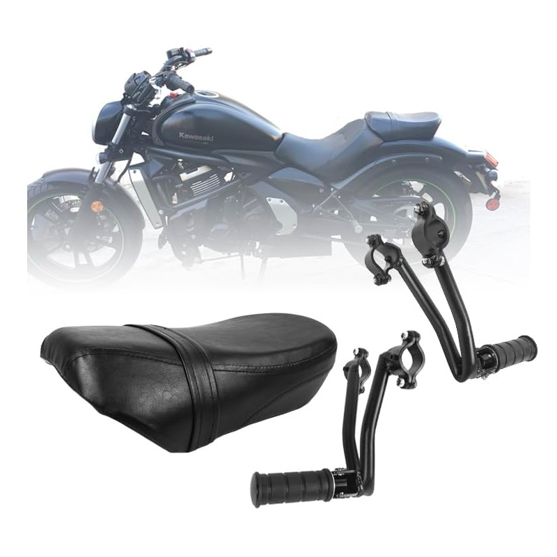 NANSENJPMP Passenger Pillion Seat and Passenger Footpeg Mount Kit for