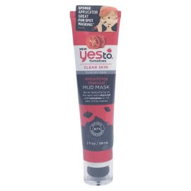 YES TO 3X Yes To Tomatoes Clear Skin Detoxifying Charcoal Mud Mask, All Skin Types