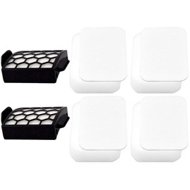 Dttery 4 Foam + Felt, 2 HEPA Filters kit Replacement for Shark Navigator Pet Pro ZU60, ZU62, Pet Plus NV251, NV255, Swivel Pro NV150, NV151 Upright Vacuum, Part 1238FT60 1239FT60