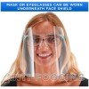 Protective Reusable Glasses Frame Face Visor. 80 Pack Protective Reusable