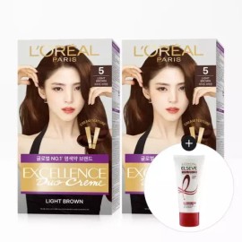 Excellence 엑셀랑스 듀오크림 염모제 1+1 [[0156]6.35호 5호] Excellence Duo Cream Hair Color 1+1 [[0156] Shade 6.35 5]